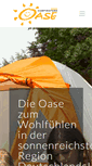 Mobile Screenshot of campingpark-oase.de